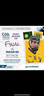 ⚠️Nickey Rackard Final ⚠️ Best of luck to our 5 Pearses representatives :  Darragh Finn, Sean Canning, Jack Ryan, Keelan Ryan &Daniel Staunton 🗓️  Saturday 31st May 📍Croke Park ⏰ 1pm 🆚