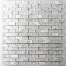 Glas Naturstein Mosaik Fliesen Gebrochen Weiss Effekt Brick Natursteine Fliesen Mosaikfliesen