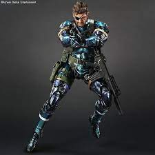 Play Arts Kai Mgsv Snake Metallic Metal Gear Metal Gear Solid Play Arts Kai Action Figures