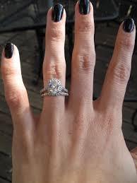 Engagement Ring And Wedding Band Together 2 Engagement Rings Engagement Wedding Bands