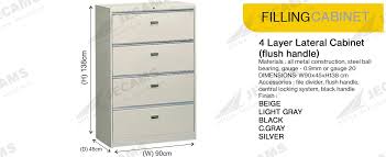 Maybe you would like to learn more about one of these? Steel Filing 4 Layer Lateral Cabinet Flush Handle Jecams Inc
