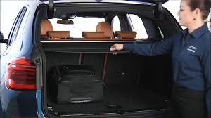 You can fold the second row to take advantage of 63.3 cubic feet. X3 Cargo Cover Removal And Storage Bmw Genius How To Youtube