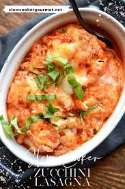 Maybe you would like to learn more about one of these? Slow Cooker Zucchini Lasagna Slow Cooker Gourmet