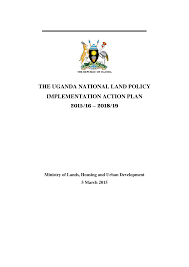If the amendment submitted in the u.s. Http Mlhud Go Ug Wp Content Uploads 2015 10 National Land Policy Implementation Action Plan 2015 16 To 2018 19 Pdf