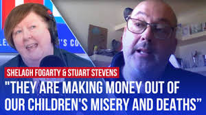 "They are making money out of our children's misery and deaths, they need  to be held accountable" says Stuart Stephens