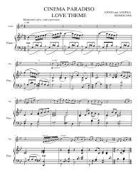 Cinema paradiso sheet music for orchestra download a pdf of the first page ennio morricone: Cinema Paradiso Love Theme