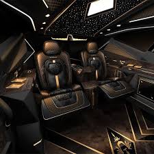 Karlmann King The World S Most Expensive Suv Is A Ford F550 At Heart Expensive F550 Ford Heart Karl Luxury Car Interior Custom Car Interior Luxury Cars