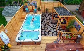 Maybe you would like to learn more about one of these? Patio Spa Patio Piscine Hors Terre Ou Creusee Quel Est Le Meilleur Design