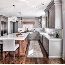 You Won T Need Much Time To Mix And Match Color When Deciding To Paint Your Kitchen Cab Farmhouse Kitchen Remodel White Kitchen Remodeling Grey Kitchen Designs