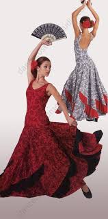 Free tutorial with pictures on how to make a dress in under 120 minutes by sewing and dressmaking with paper, pattern, and measurements. Ballroom Latin Dresses Performing Outfit Design Studio Flamenco Costume Flamenco Dress Spanish Dress