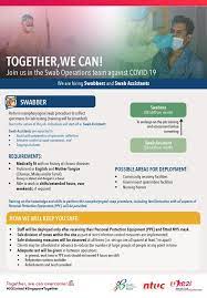 Almost everyone want to have a mba degree, you too (that is why you are reading this right?). Coronavirus Swabbers And Swab Assistants Wanted Pay Starts At 3 400 A Month Health News Top Stories The Straits Times