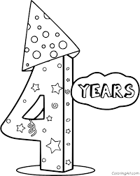 Read on to learn more about the color maroon, what colors are used to make this deep red shade and what colors go well with it, whether you're refer. 4th Birthday Coloring Page Coloringall