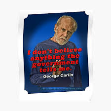 Political correctness is tyranny with manners. ~ charlton heston. George Carlin Posters Redbubble