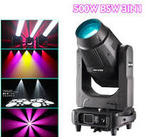 500w LED 3in1 BSW haz punto lavado CTO CMY luz con cabezal ...