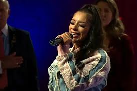 Singer Loomis Admits She F---ed Up Mid-Performance During Live National  Anthem Fiasco: Can I Go Back Please?