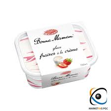 Nouveau Produit Glace Bonne Maman Recette Patissieres Chez Picard Fraise A La Creme Glace A La Fraise Fraise Bonne Maman