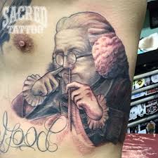 Of course, the ben franklin half is in homage to the large tattoo blueface has on the right side of his face. Latest Ben Franklin Tattoos Find Ben Franklin Tattoos