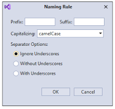 About ntfs and case sensitivity, you are right. Naming Conventions Coderush Devexpress Documentation