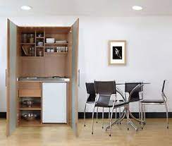 schrankkuche burokuche skwws mit kuhlschrank und kochfeld ebay schrank kuche kleiner kuchentisch burokuche