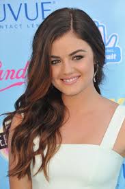 Lucy Hale Beautiful Long Curly Brown Hair Lucy Hale Hair Hair Color Dark Hair Day
