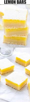 Classic Lemon Bars With Shortbread Crust Recipe Buttery Crust And Fresh And Tangy Lemon Curd On Top Cookies Recipes Christmas Lemon Bars Easy Lemon Recipes