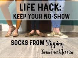 Enjoy The Sockless Look With No Show Socks Again This Life Hack Keeps Those Darn Socks From Slipping Off Your Heel And Botherin No Show Socks Socks Life Hacks