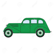Cartoon Old School Car Cartoon