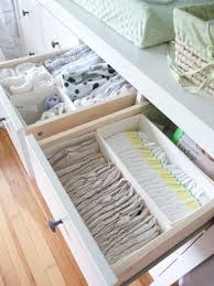 Hemnes Drawers With Kompliment Organizers From Ikea For The Nursery Nursery Dresser Organization Dresser Organization Ikea Drawer Organizer