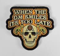 It's Too Late PVC Patch w/Velcro Backing