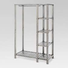 Visit kmart today to find a great selection of clothes racks. Wood Closet Organizer Threshold Target