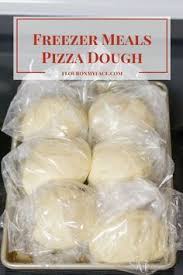 Freezer Meals Pizza Dough Recette Pate A Pizza Repas Congeles Recettes De Cuisine