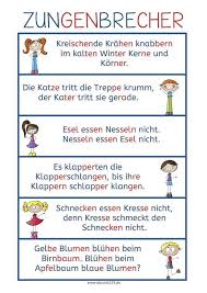 Zungenbrecher Lesen Uben Zungenbrecher Deutsch Lernen
