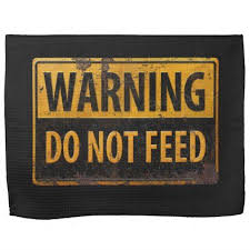 Warning Do Not Feed Metal Caution Danger Sign Kitchen Towel Zazzle Com Kitchen Towels Kitchen Signs Danger Sign