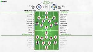 Chelsea vs man city final line up. Chelsea V Man City As It Happened