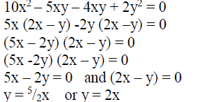 Express x in terms of y and z when 1overx equals 1overy plus 1overz? Express Y In Terms Of X Given That 10x Sup 2 Sup 9xy 2y Sup 2 Sup 0
