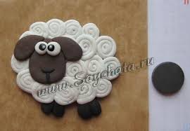 Fimo Hamurundan Kuzu Magnet Yapimi Resimli Anlatim Makalepark Com Yaratici Yaratici Fikirler Seramik