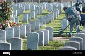 For most of the cemetery workers here at Golden Gate National Cemetery,  burials of veterans is an honor.They settled 600 vets and family members  into the ground last year alone. Following a