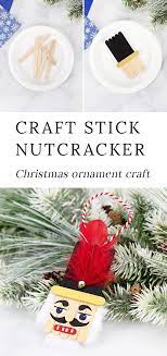 How To Make A Popsicle Stick Nutcracker Ornament Christmas Crafts Christmas Crafts Diy Nutcracker Crafts