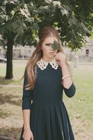 Peter Pan Collar Fashion Cute Dresses Dresses