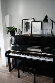 Lynnterieur Interior Project I Livingroom How To Decorate A Piano This Black Piano Is Decorated With Piano Room Decor Piano Room Design Piano Living Rooms