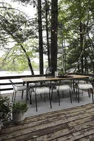Our New Woodland Patio With Article Outdoor Furniture Deuce Cities Henhouse Pallet Furniture Outdoor Patio Outdoor Dining Table