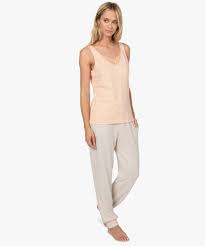 Codes promo, ventes flash, livraison offerte, trouvez le produit de vos rêves à prix réduit ! Haut De Pyjama Femme A Col Dentelle Avec Coton Bio Gemo