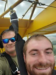 Took my first puddle jumper ride in a Piper Cub, just like this.