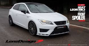 Seat Leon Mk3 5f Lenzdesign Bodykit Spoilers 2012 2013 2014 2015 2016 2017 2018 Seat Leon Seating Leon