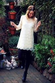 California Christmas White Dress Black Tights Lace White Dress Lace Dress Black