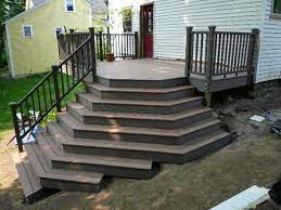 Patio Steps Backyard Remodel Deck Stairs
