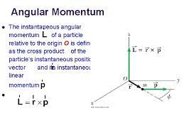 Here v perp is the component of the particles velocity perpendicular to the axis of rotation. Chapter 11 Angular Momentum The Vector Product And