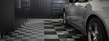 I Could Get Quite Creative With All The Tile Options With A Nice Floor Like This I Could Use My Garage Garage Floor Tiles Garage Floor Garage Storage Systems
