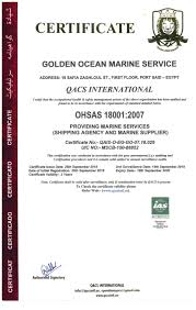 A Golden Ocean Marine Services Shipping Marine Supplier