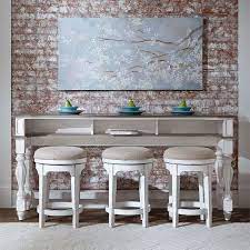 Your dining room table is so much more than a flat surface to eat on. Magnolia Manor Console Bar Table W Swivel Stools Liberty Furniture 3 Reviews Furniture Cart
